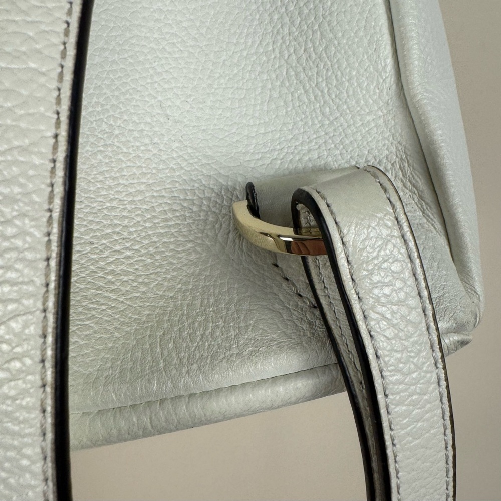 Henri Bendel Influencer Mini Convertible Backpack in White - Picture 8 of 14